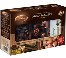 Görseli Galeri görüntüleyiciye yükleyin, Argan Skin Care Set Mecitefendi Creme-Zeep-Kleimasker
