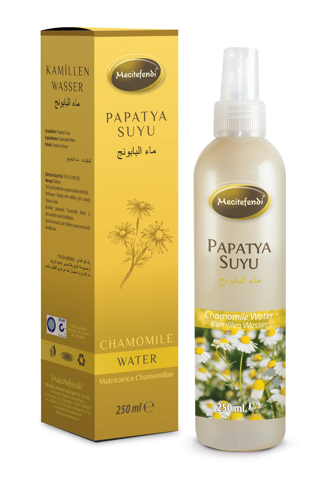Papatya Suyu 250ml Mecitefendi